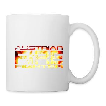 austrian firefighter Logo - Tasse - Weiß - Rechts