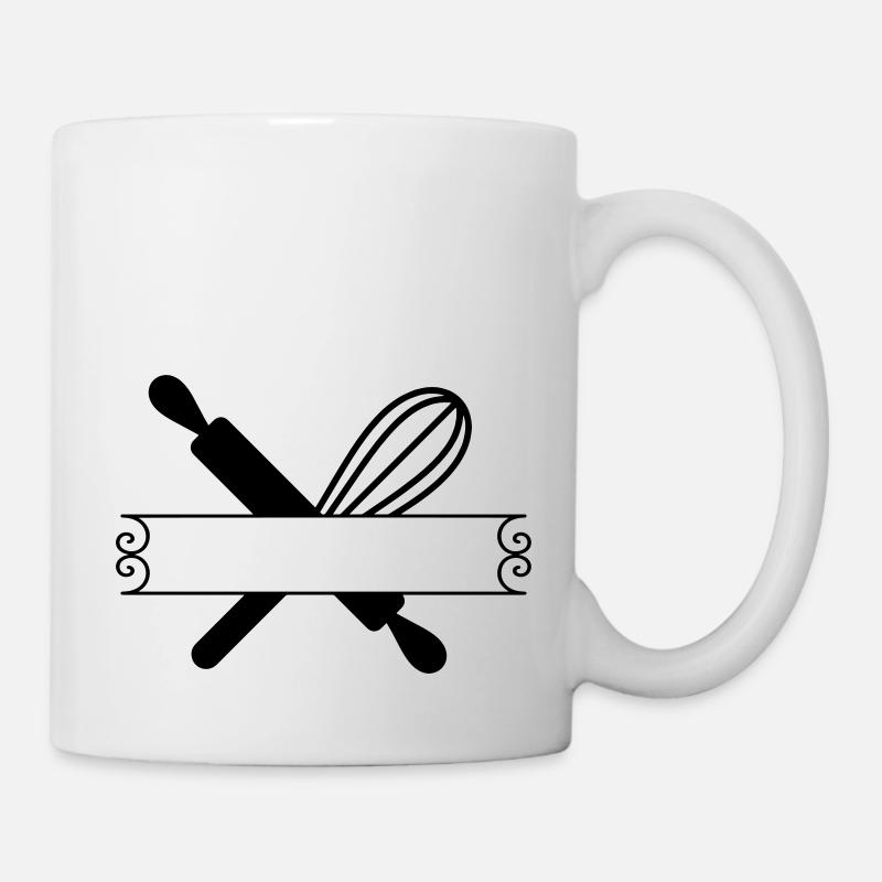 faire cuire au four - Mug blanc - blanc