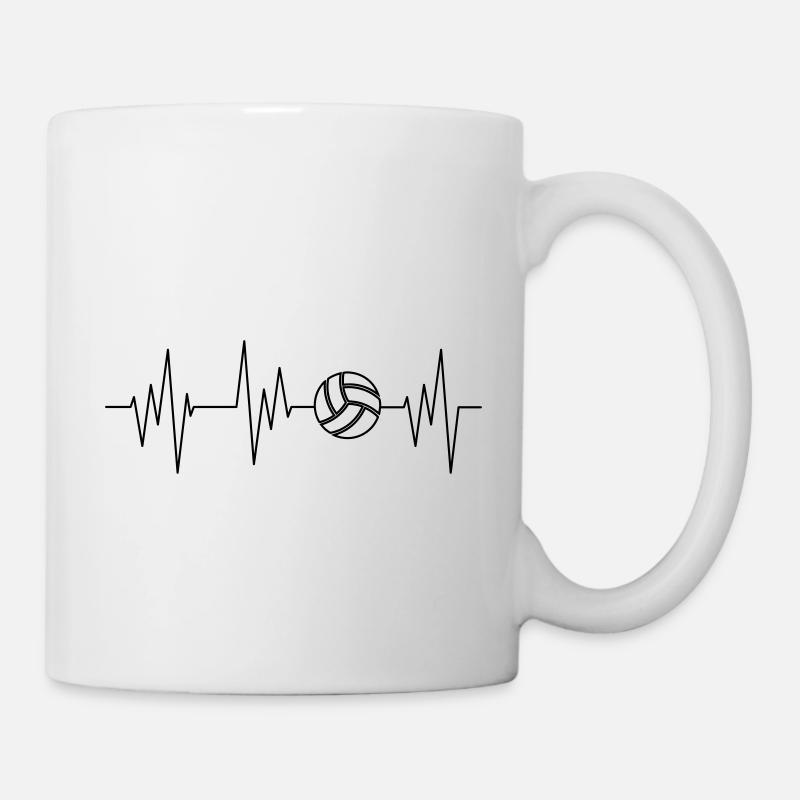 volley-ball - Mug blanc - blanc