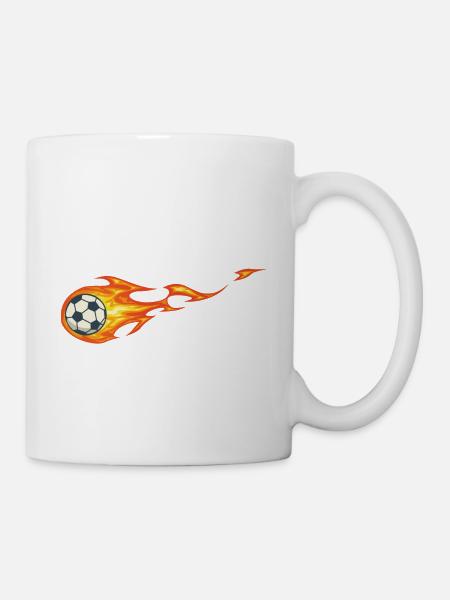 Feuerball - Tasse - Weiß