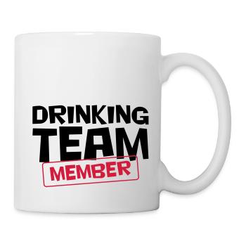 Drinking Team : Member - Mug blanc - blanc - Droite