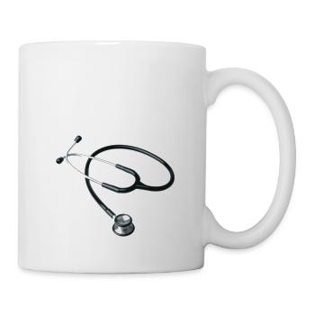 stethoscope doctor - Mug - white - Right