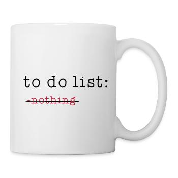to-do list - Mug - white - Right