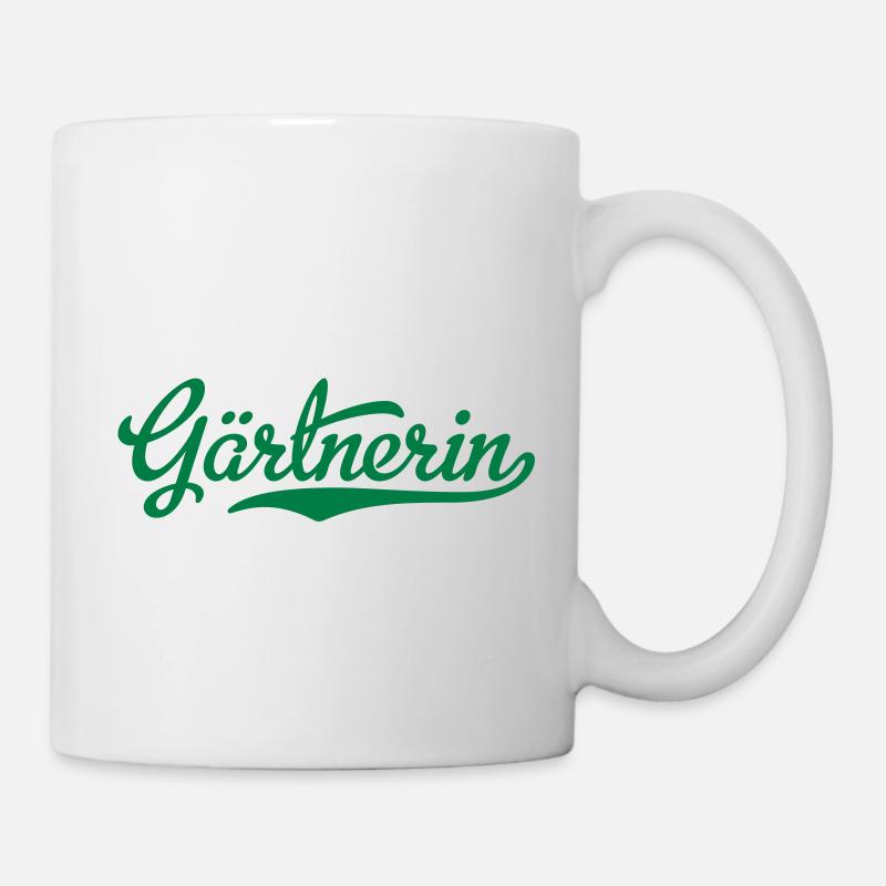 Gärtnerin - Tasse - Weiß
