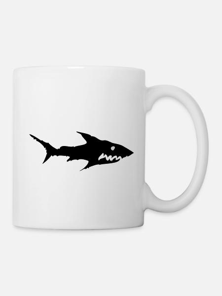 Shark 01 - Tasse - Weiß