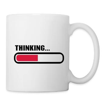 Thinking loading - Mug - white - Right