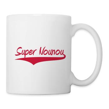 Super Nounou ! - Mug blanc - blanc - Droite