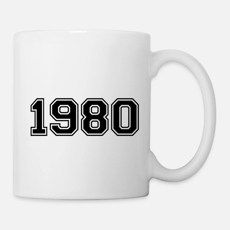 1980 - Mug blanc - blanc
