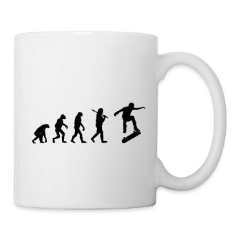 Evolution skate - Tasse - Weiß - Rechts