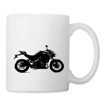 Naked bike from a Japanese manufacturer - Mug - white - Right