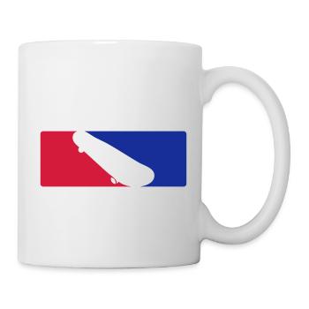 Planche à roulettes - Mug blanc - blanc - Droite