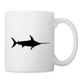 Swordfish ocean fish dolphin - Mug - white - Right