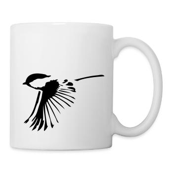 Vogel - Tasse - Weiß - Rechts