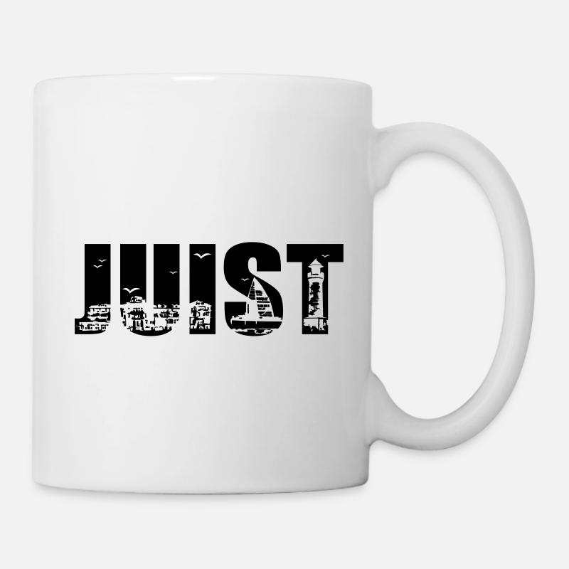 Juist Skyline - Tasse - Weiß