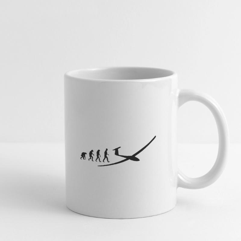 glider evolution Mug blanc