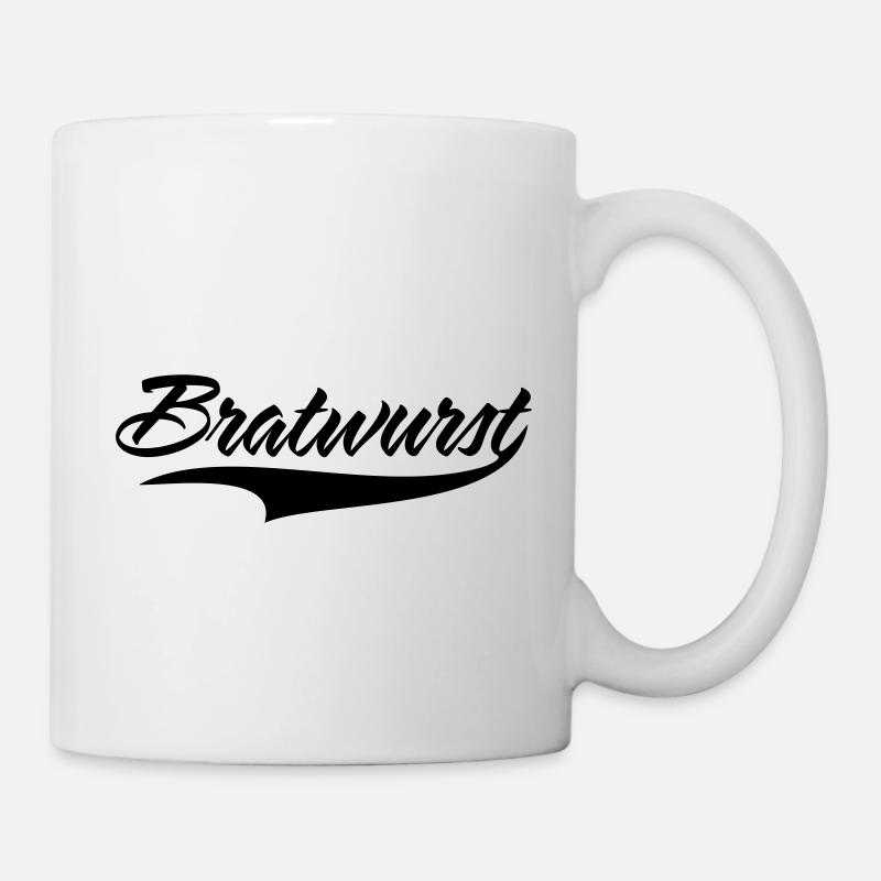 bratwurst - Tasse - Weiß