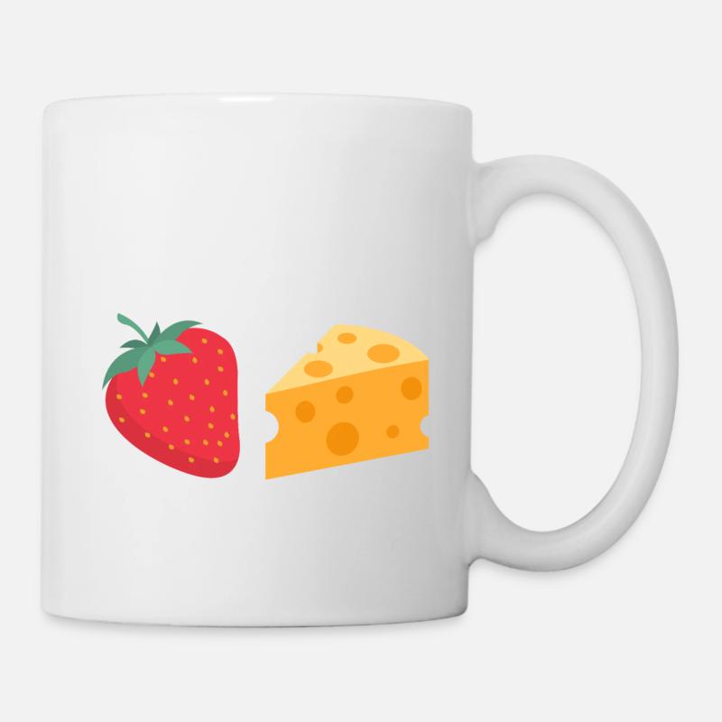 ERDBEERKÄSE Erdbeer Käse - Tasse - Weiß