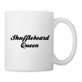 shuffleboard queen - Mug - white - Right