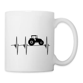 tractor pulse - Mug - white - Right