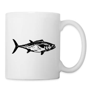tuna fish - Tasse - Weiß - Rechts