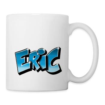 ERIC GRAFFITI TAG PRINTABLE BY MAX THE TAGUEUR - Mug - white - Right
