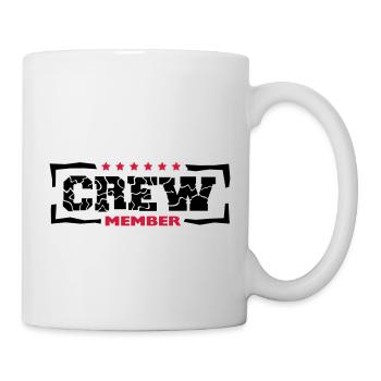 Crew Member Design - Mug blanc - blanc - Droite