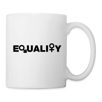 Equality equality man woman sex - Mug - white - Right