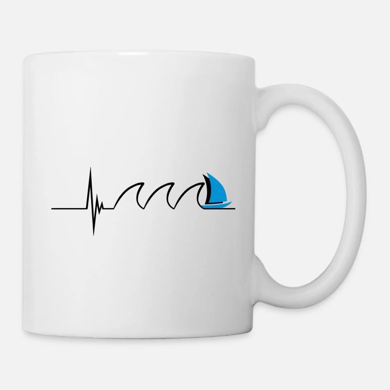 Sailing Pulse - Mug blanc - blanc