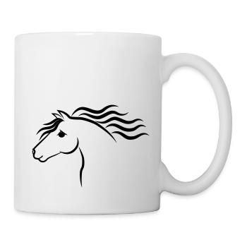 Horse Design - Mug - white - Right