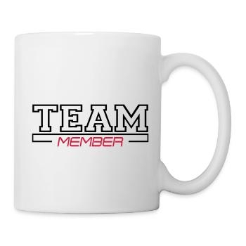 team member - Tasse - Weiß - Rechts