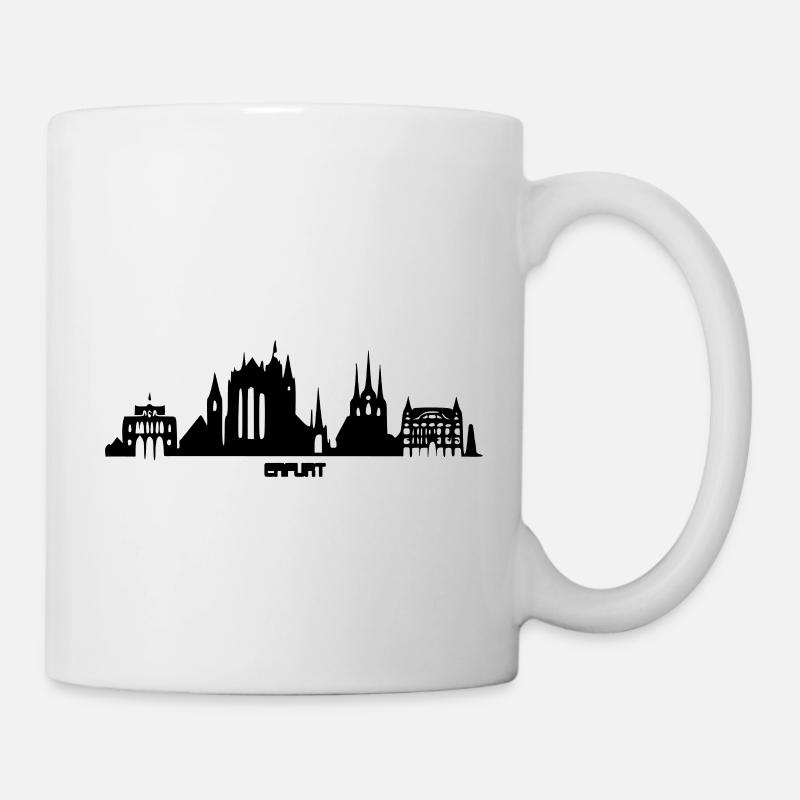 erfurt - Tasse - Weiß