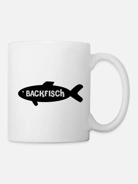 Backfisch - Tasse - Weiß