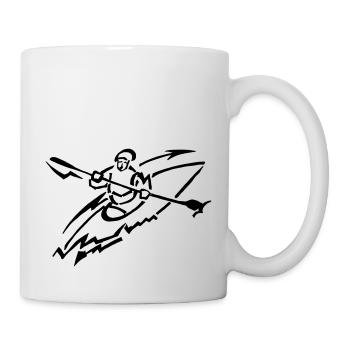 Kanu-AG-Logo - Tasse - Weiß - Rechts