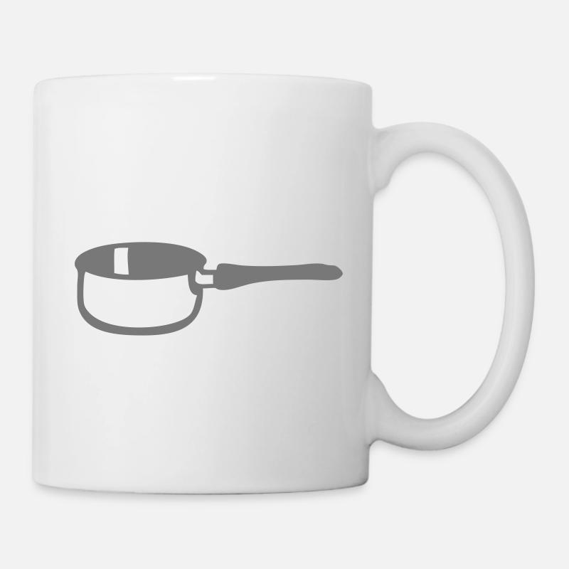 ustensile cuisine casserole 8 - Mug blanc - blanc