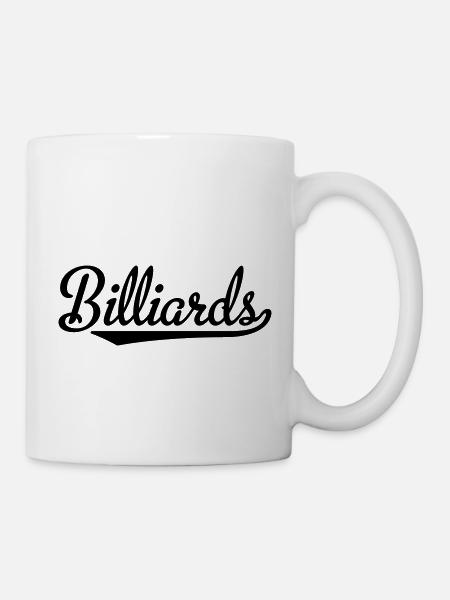 billiard - Mug blanc - blanc
