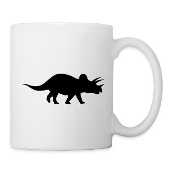 Triceratops - Tasse - Weiß - Rechts
