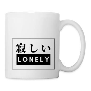 Lonely - Japanese - English - Feeling - Language - Mug - white - Right