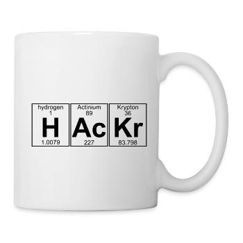 H-Ac-Kr (hackr) - Full - Mug blanc - blanc - Droite