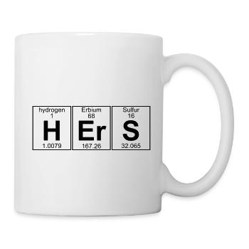 H-Er-S (hers) - Full - Mug blanc - blanc - Droite