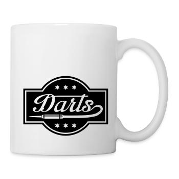 darts_2_f1 - Tasse - Weiß - Rechts