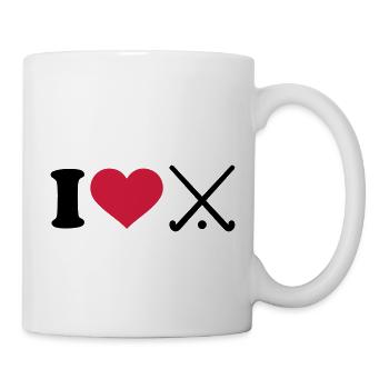 Hockey - Tasse - Weiß - Rechts