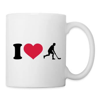 Floorball - Tasse - Weiß - Rechts