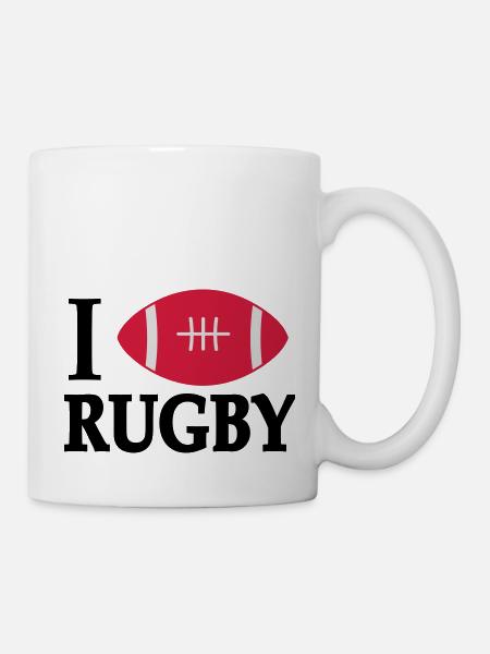 RUGBY - Tasse - Weiß
