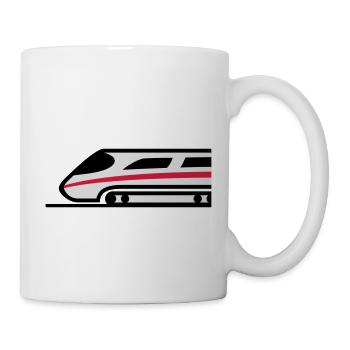 Express Train Logo - Mug - white - Right