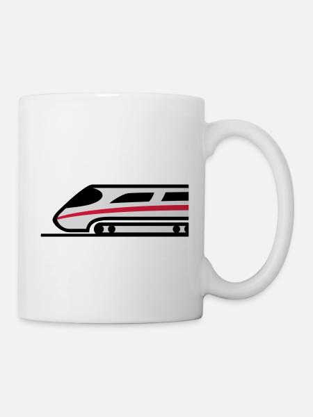 Express Train Logo - Tasse - Weiß