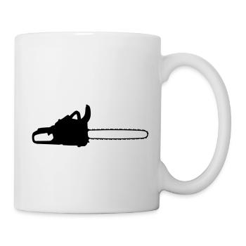 chainsaw_f1 - Mug blanc - blanc - Droite