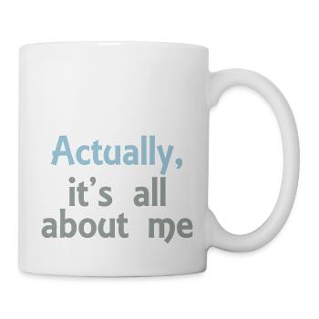 its all about me - Mug blanc - blanc - Droite