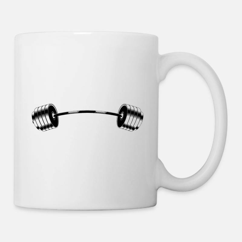 Barbell - Tasse - Weiß
