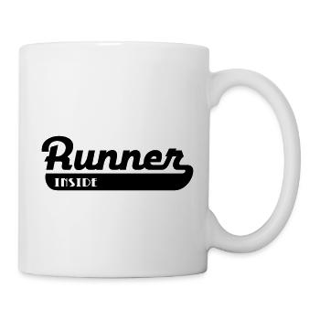 courir - Mug blanc - blanc - Droite