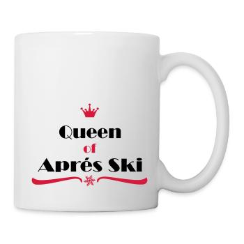 queen of apres ski - Tasse - Weiß - Rechts